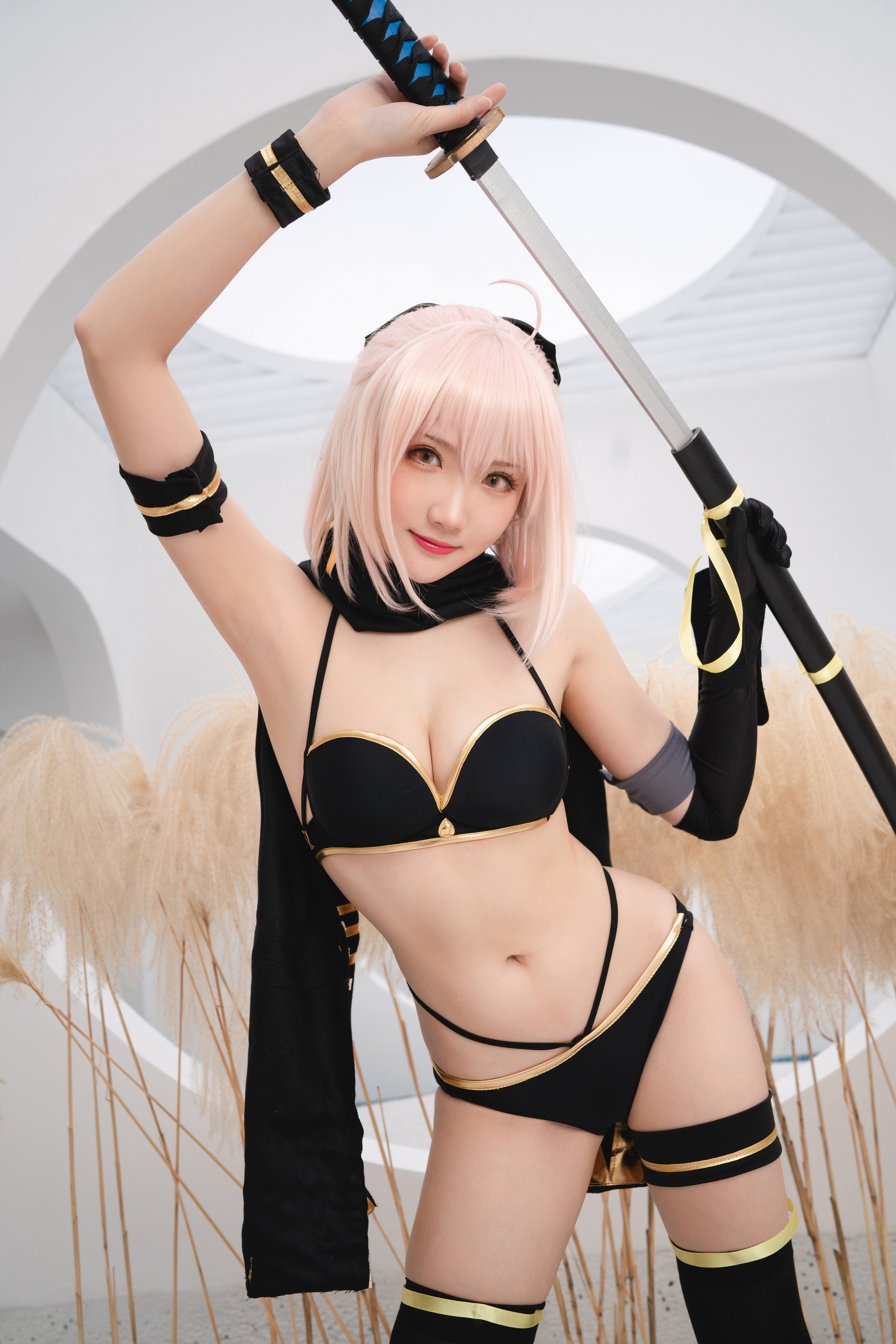 图片[1]-瓜希酱 – NO.017 总司 水着 [24P]-XikXak